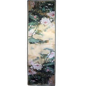 NWT Genuine 100% Mulberry Silk Satin Scarf 20"x66" Long Rectangle Shawl 5315